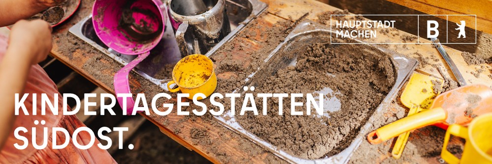 Header Arbeiten für die beste Stadt der Welt, Hauptstadt machen, B, Bärenlogo