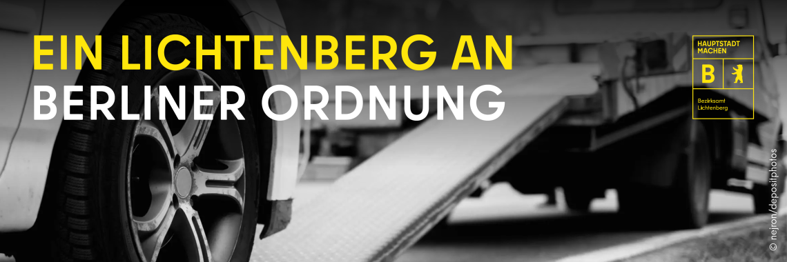 RegOrd Ein Lichtenberg an Berliner Ordnung Fahrzeug